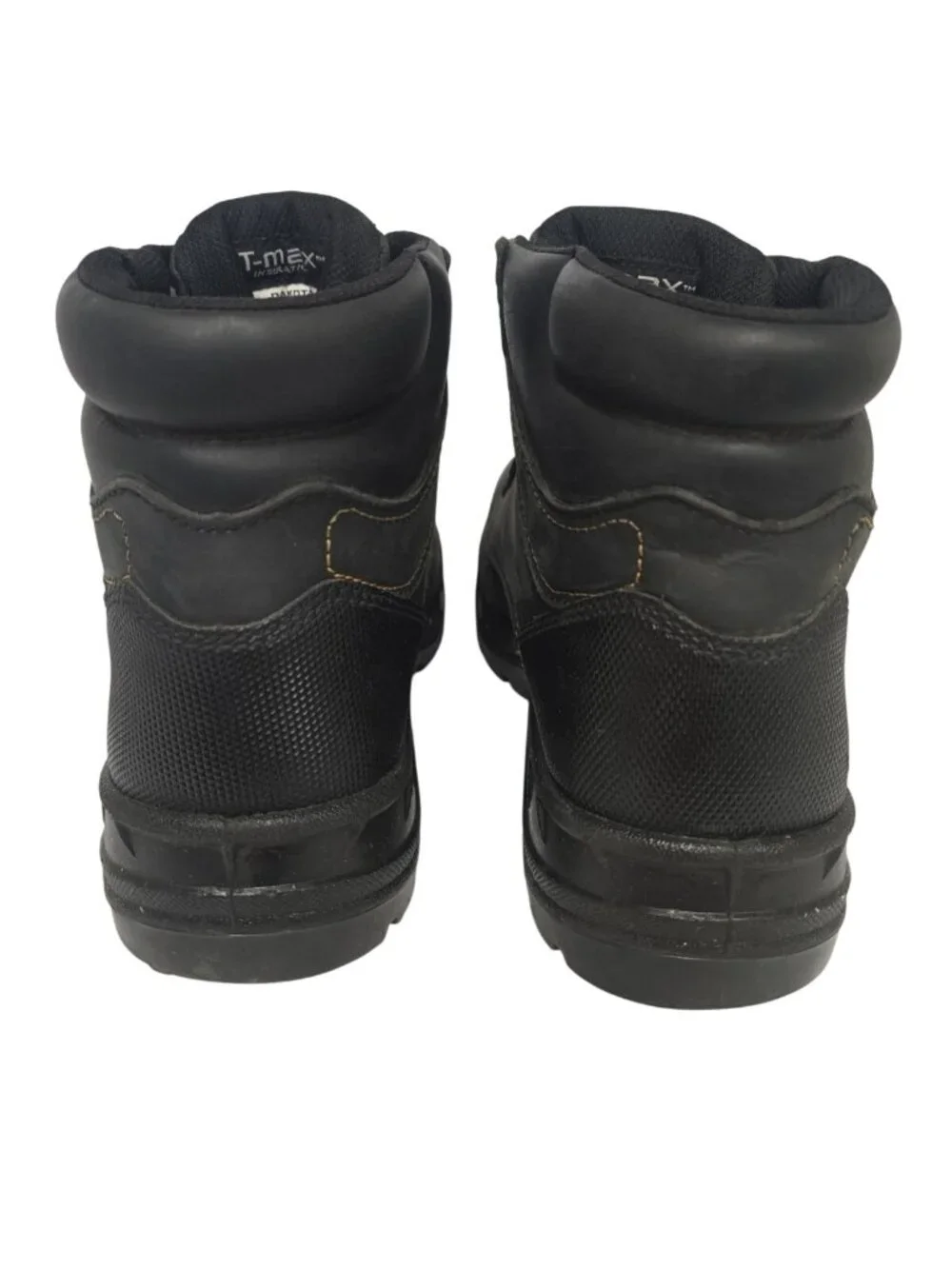 Dakota Men's 6'' 877 Steel Toe Steel Plate Work Boots Black Leather Size 10M